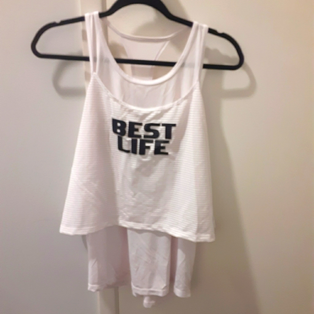 "Best Life" workout shirt